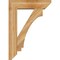 Ekena Millwork Imperial Slat Rough Sawn Bracket w/ Offset Brace, Western Red Cedar, 8"W x 30"D x 42"H BKT0806X30X42IMP06RWR - alternate 2